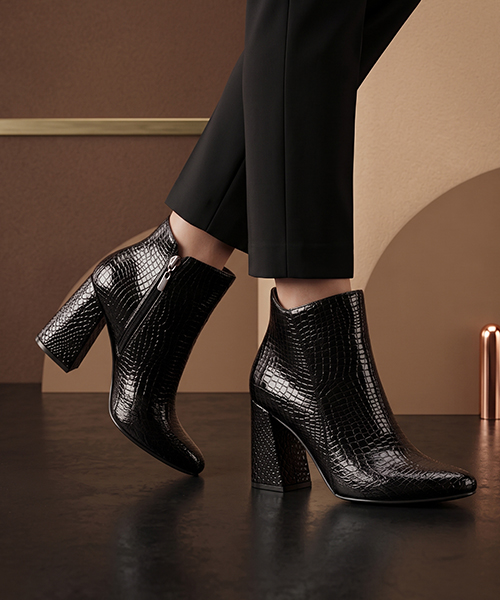 Botines Lida color negro para mujer