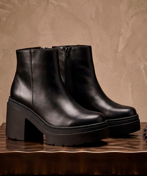 Botines martina color negro para mujer