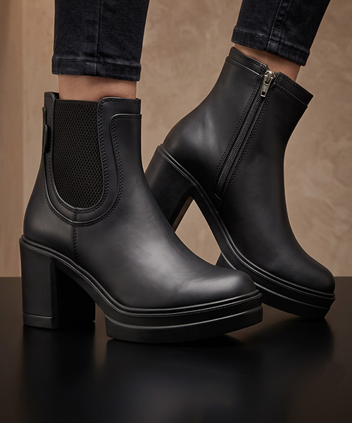 Botines Oporto color negro para mujer