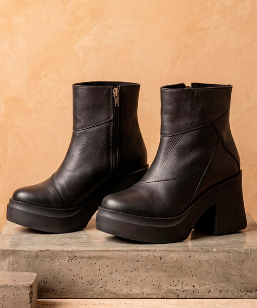 Botines sol color negro para mujer
