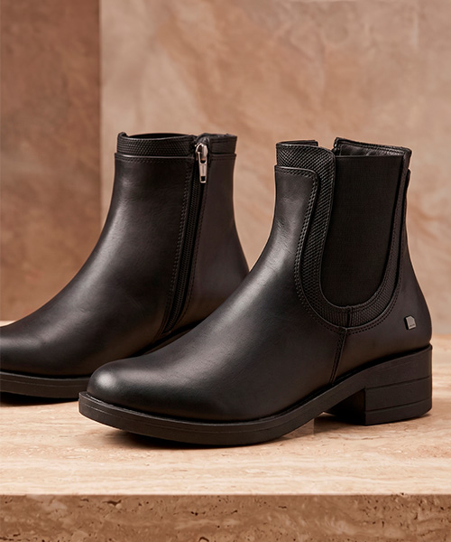 Botines Zonia color negro para mujer